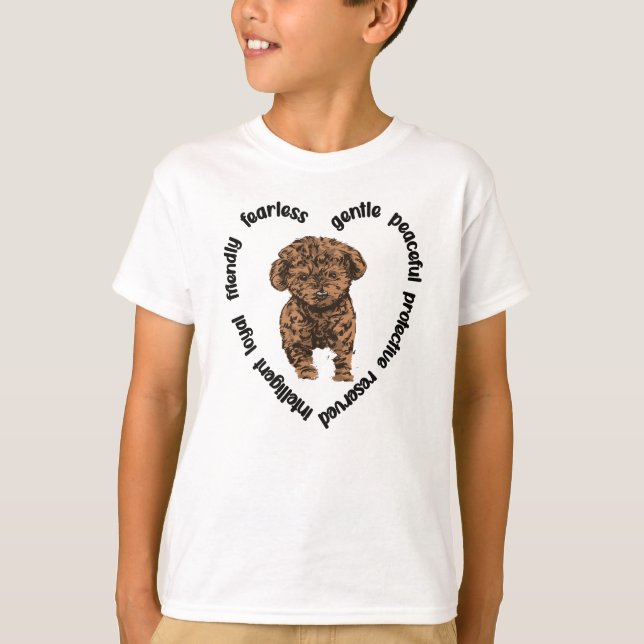 Cavapoo Dog Lover Cavapoo Mum Cavoodle Dog Owner T-Shirt (Front)