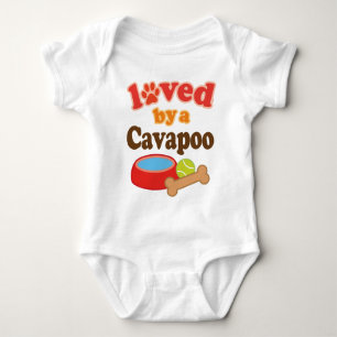Cavapoo dog Lover Kids t-shirt Baby Bodysuit
