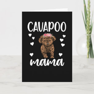 Cavapoo Dog Mama Cavoodle Dog Lover Cavapoo Mum Card