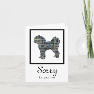 Cavapoo Dog Pet Sympathy Card