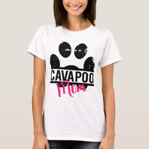 Cavapoo Mum Dog Breed Pet Lover Gift For Her Girls T-Shirt
