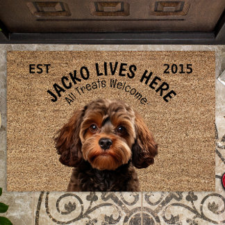 Cavapoo Personalised Pet Doormat
