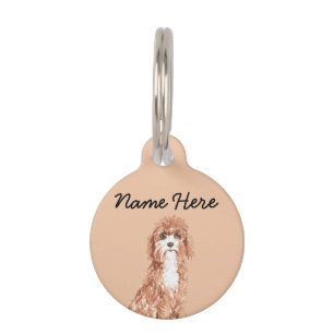 Cavapoo Pet Tag