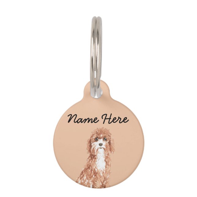 Cavapoo Pet Tag (Front)