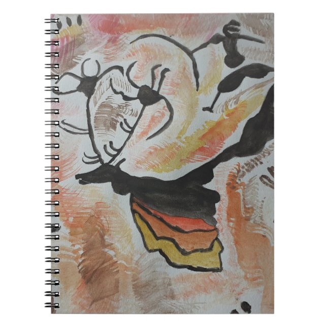 Cave Art Abstract Notebook (Front)
