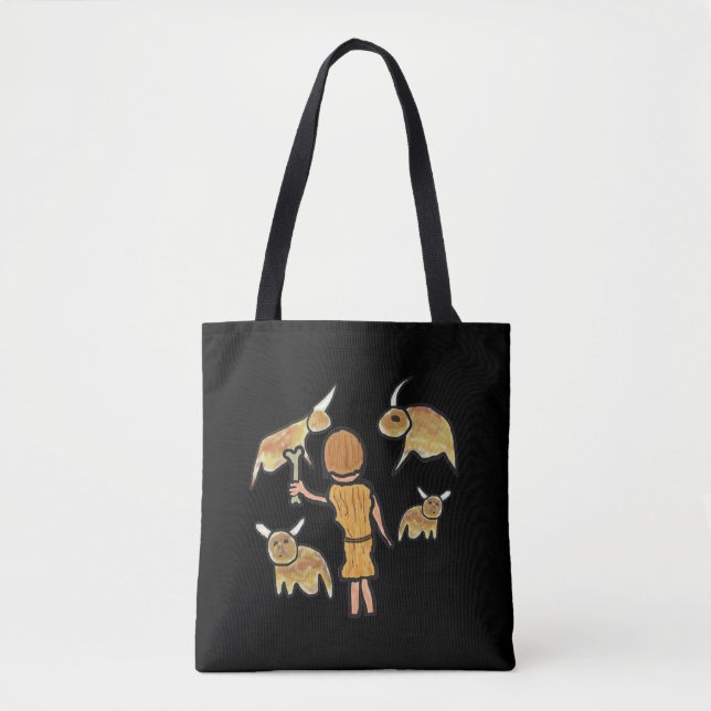 Cave Art Tote Bag (Front)