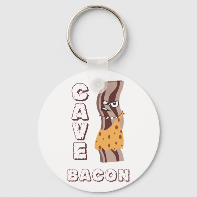 Cave Bacon Key Ring (Front)