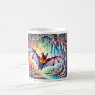Cave Bat 010824AREF117 - Watercolor Coffee Mug