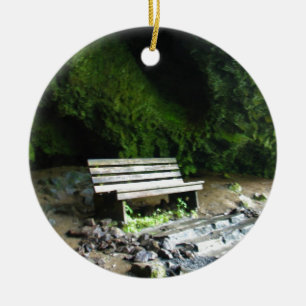 Cave Bench Ceramic Ornament