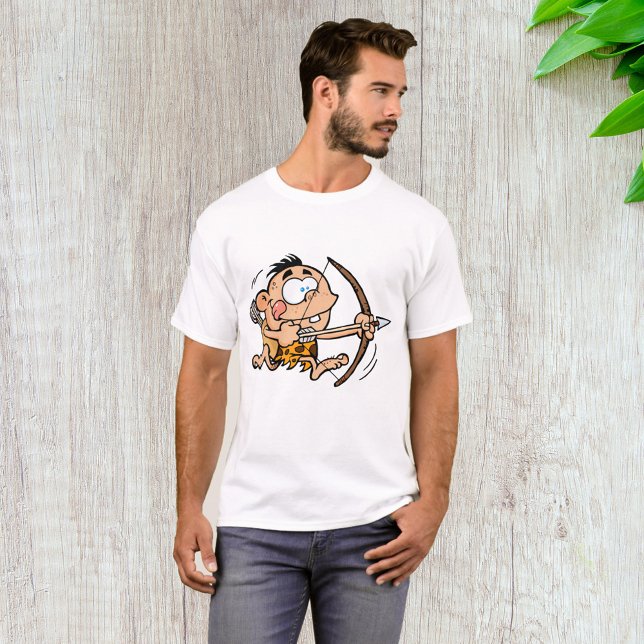 Cave Boy With Bow And Arrow T-Shirt (Creator Uploaded)