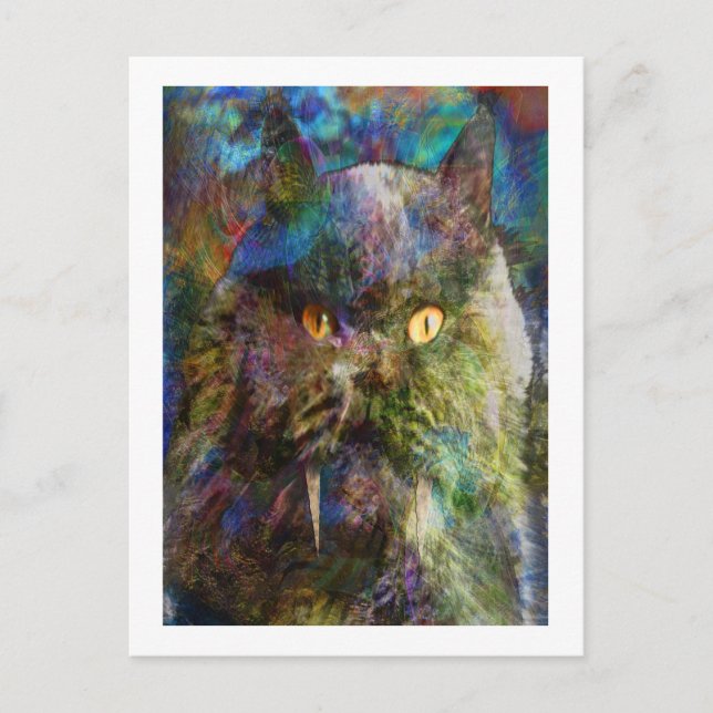 Cave Cat Postcard (Front)