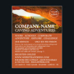 Cave, Caving Adventure Advertising Flyer<br><div class="desc">Cave,  Caving Adventure Advertising Flyers By The Business Card Store.</div>