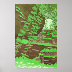 Cave Climbing Poster