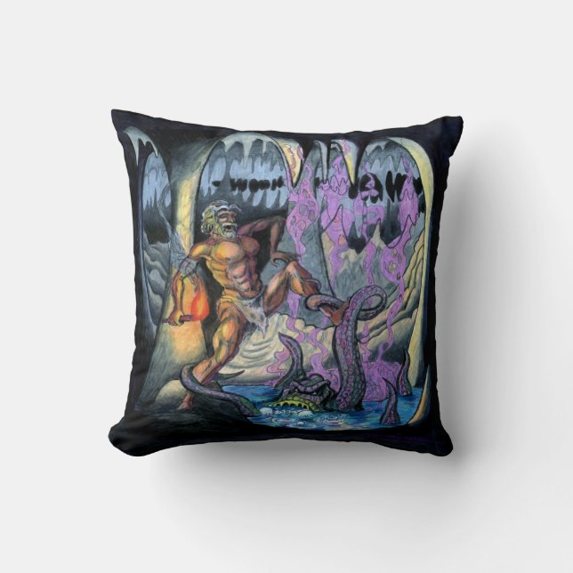 Cave Creature Cushion (Front)