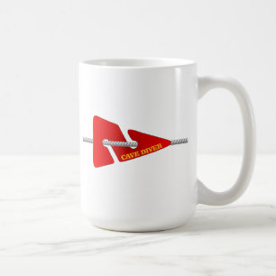 Cave Diver (Line Marker) Coffee Mug