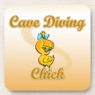 Cave Diving Chick Coaster