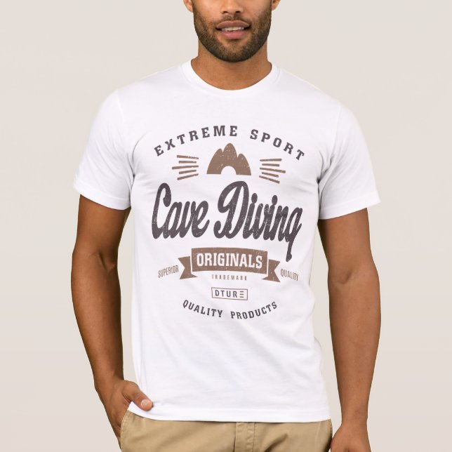 Cave Diving T-shirt (Front)