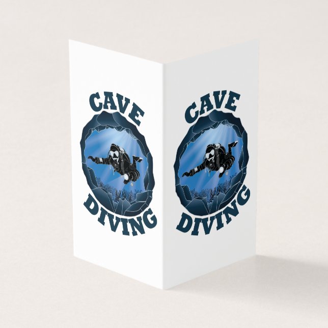 Cave Diving - Underwater Scuba Diver (Outside)