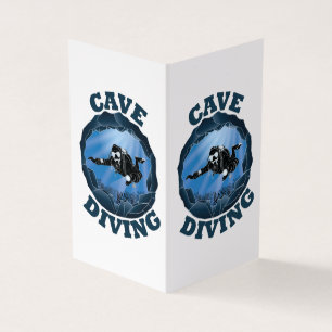 Cave Diving - Underwater Scuba Diver