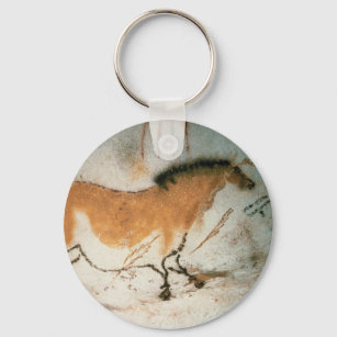 Cave drawings Lascaux French Prehistoric Key Ring