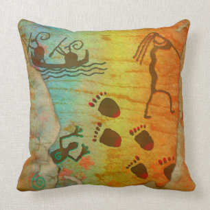 Cave Dwelling Native American DECOR Cushion