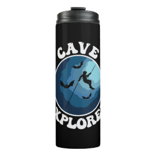 Cave Explorer Caver Caving Speleology Spelunking Thermal Tumbler