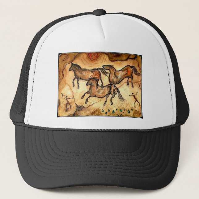 Cave Horses ** Trucker Hat (Front)