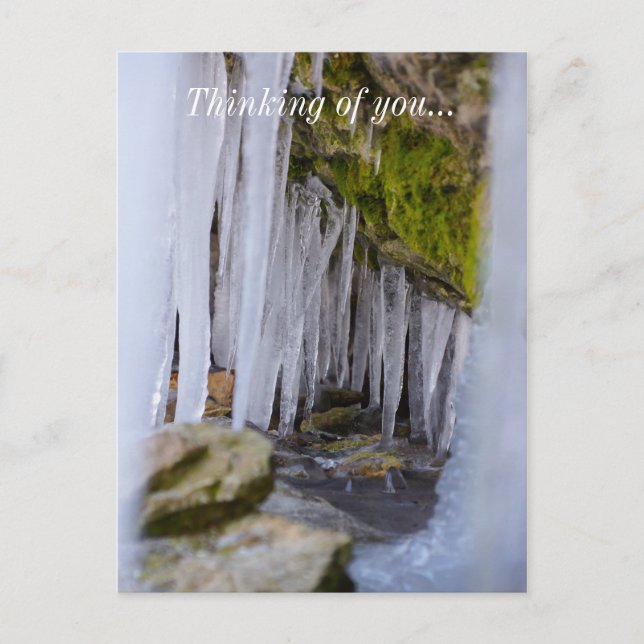 Cave Icicles Postcard (Front)