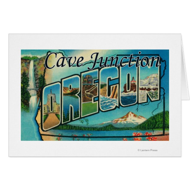 Cave Junction, Oregon - Large Letter Scenes (Front Horizontal)