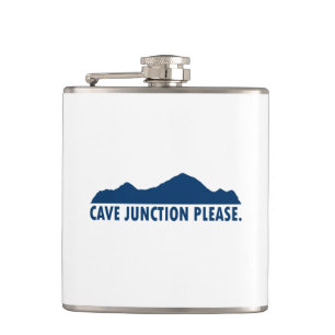 Cave Junction Oregon Please Hip Flask