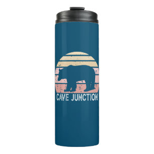 Cave Junction Oregon Retro Bear Thermal Tumbler