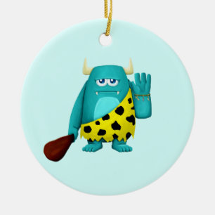 Cave Monster Ceramic Ornament