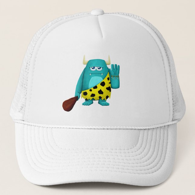 Cave Monster Trucker Hat (Front)