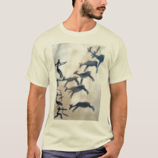 Cave Painting Archers and Deer T-Shirt