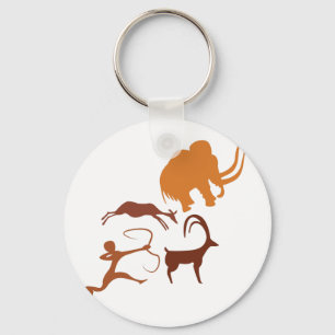 Cave Painting Key Ring