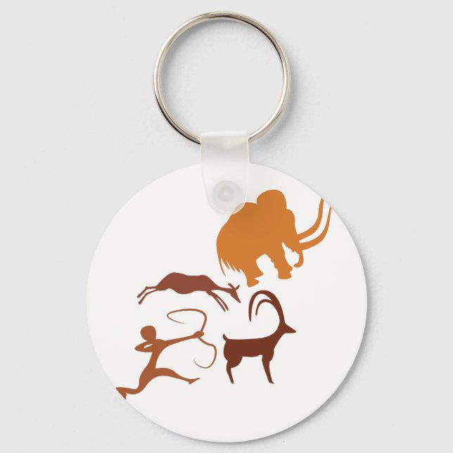 Cave Painting Key Ring (Front)