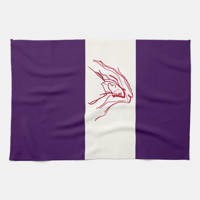 Cave Painting Kitchen Towel (Horizontal)