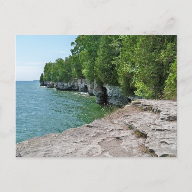 Cave Point Park Postcard (Front)