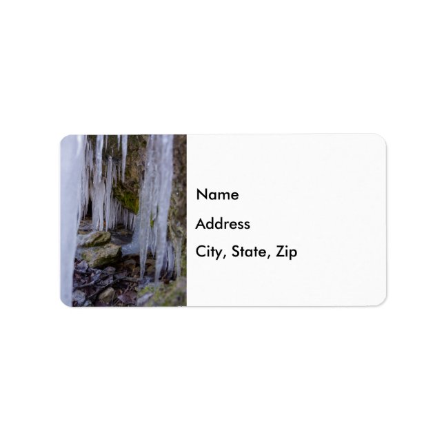 Cave Tunnel Of Ice Address Labels (Front)