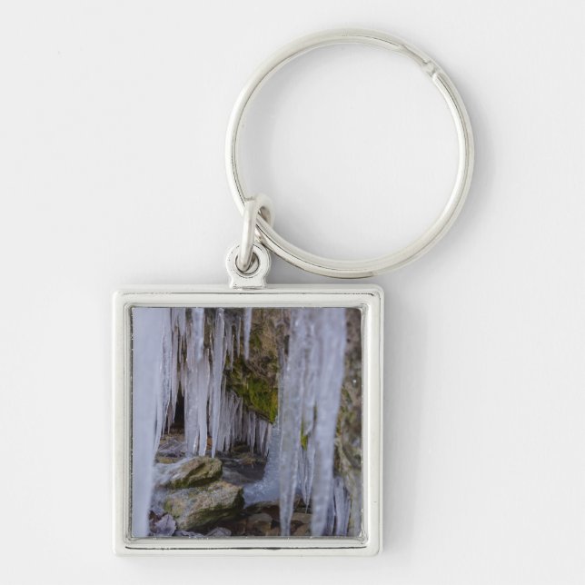 Cave Tunnel Of Ice Key Ring (Front)