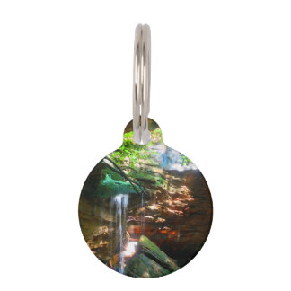 Cave Waterfall Pet Tag