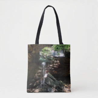 Cave Waterfall Tote Bag