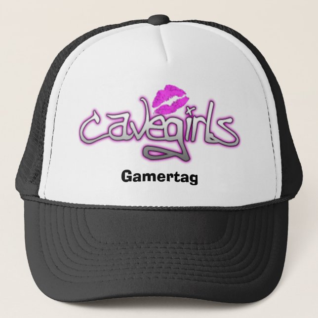 Cavegirl Trucker Hat (Front)