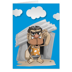 Caveman Fathers Day Card