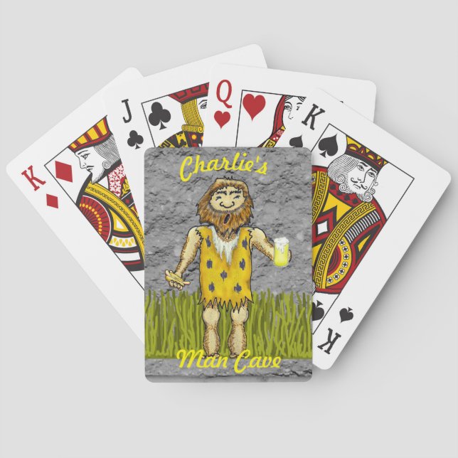 Caveman Playing Cards (Back)