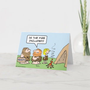 caveman realty fire included card