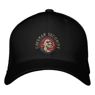 CAVEMAN SECURITY EMBROIDERED HAT