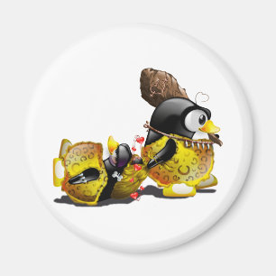 Caveman Tux in Love Magnet
