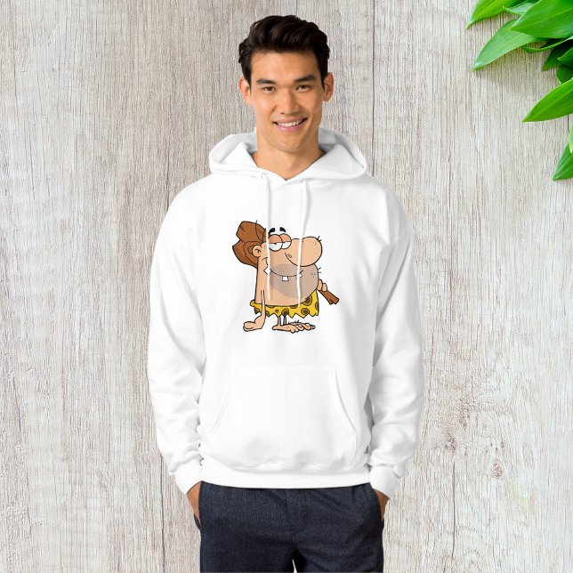 Caveman With Club Mens Hoodie (Creator Uploaded)