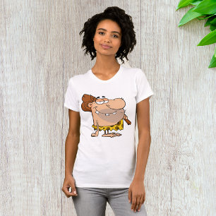 Caveman With Club Womens T-Shirt